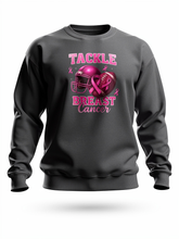 Load image into Gallery viewer, Tackle Breast Cancer - DTF Printed Sweatshirts (Adult Sizes) **UNISEX** YOU SELECT THE SWEATSHIRT COLOR (31 COLORS)