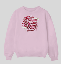 Load image into Gallery viewer, 67 Valentine - DTF Printed Sweatshirts (Adult Sizes) **UNISEX** YOU SELECT THE SWEATSHIRT COLOR (31 COLORS)