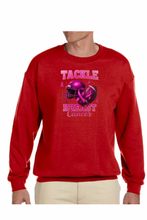 Load image into Gallery viewer, Tackle Breast Cancer - DTF Printed Sweatshirts (Adult Sizes) **UNISEX** YOU SELECT THE SWEATSHIRT COLOR (31 COLORS)