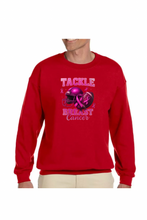 Load image into Gallery viewer, Tackle Breast Cancer - DTF Printed Sweatshirts (Adult Sizes) **UNISEX** YOU SELECT THE SWEATSHIRT COLOR (31 COLORS)