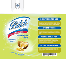 Load image into Gallery viewer, Bitch Be Gone - 20 oz Stainless Steel Skinny Tumbler with lid and straw.