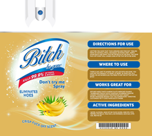 Load image into Gallery viewer, Bitch Be Gone - 20 oz Stainless Steel Skinny Tumbler with lid and straw.