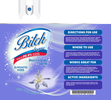 Load image into Gallery viewer, Bitch Be Gone - 20 oz Stainless Steel Skinny Tumbler with lid and straw.