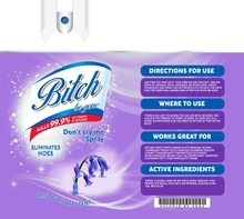 Load image into Gallery viewer, Bitch Be Gone - 20 oz Stainless Steel Skinny Tumbler with lid and straw.