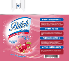 Load image into Gallery viewer, Bitch Be Gone - 20 oz Stainless Steel Skinny Tumbler with lid and straw.