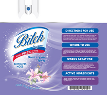 Load image into Gallery viewer, Bitch Be Gone - 20 oz Stainless Steel Skinny Tumbler with lid and straw.