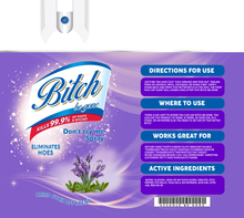 Load image into Gallery viewer, Bitch Be Gone - 20 oz Stainless Steel Skinny Tumbler with lid and straw.