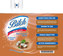 Load image into Gallery viewer, Bitch Be Gone - 20 oz Stainless Steel Skinny Tumbler with lid and straw.