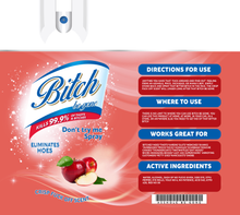 Load image into Gallery viewer, Bitch Be Gone - 20 oz Stainless Steel Skinny Tumbler with lid and straw.