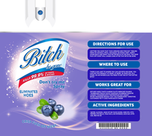 Load image into Gallery viewer, Bitch Be Gone - 20 oz Stainless Steel Skinny Tumbler with lid and straw.