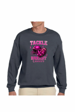 Load image into Gallery viewer, Tackle Breast Cancer  - DTF Printed Sweatshirts (Adult Sizes) **UNISEX** YOU SELECT THE SWEATSHIRT COLOR (31 COLORS)
