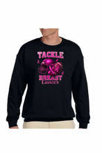 Load image into Gallery viewer, Tackle Breast Cancer  - DTF Printed Sweatshirts (Adult Sizes) **UNISEX** YOU SELECT THE SWEATSHIRT COLOR (31 COLORS)
