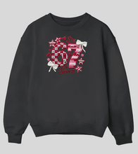 Load image into Gallery viewer, 67 Valentine  - DTF Printed Sweatshirts (Adult Sizes) **UNISEX** YOU SELECT THE SWEATSHIRT COLOR (31 COLORS)
