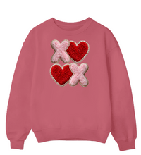 Load image into Gallery viewer, XOXO Flux Yarn - DTF Printed Sweatshirts (Adult Sizes) **UNISEX** YOU SELECT THE SWEATSHIRT COLOR (31 COLORS)
