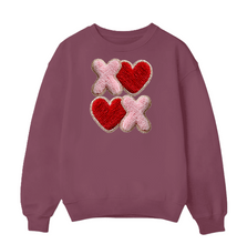 Load image into Gallery viewer, XOXO Flux Yarn - DTF Printed Sweatshirts (Adult Sizes) **UNISEX** YOU SELECT THE SWEATSHIRT COLOR (31 COLORS)
