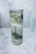 Load image into Gallery viewer, 3D Lion-  20 oz  Stainless Steel Skinny Tumbler with lid and straw.
