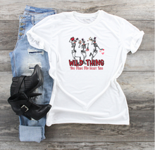Load image into Gallery viewer, WILD THING YOU MAKE MY HEART SING - UNISEX TEE SHIRTS (CHOOSE YOUR SIZE)
