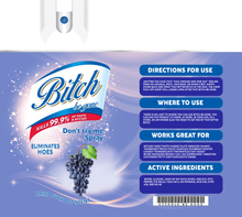 Load image into Gallery viewer, Bitch Be Gone - 20 oz  Stainless Steel Skinny Tumbler with lid and straw.
