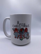 Load image into Gallery viewer, Merry Christmas Gnome Ceramic Mug (Choose from 11 AND 15 oz)
