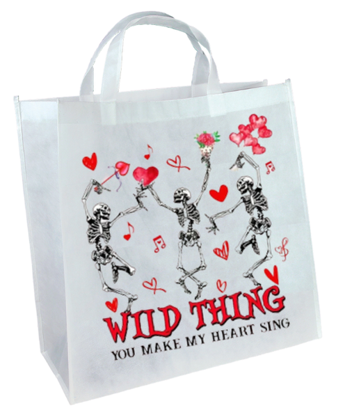 Tote Bags - Wild Thing You Make My Heart Sing