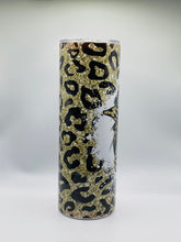 Load image into Gallery viewer, Mom Life  - 20 oz Stainless Steel Skinny Tumbler with lid and straw.
