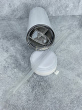 Load image into Gallery viewer, Custom - Bluetooth Wireless Speaker 20oz Tumbler with Straw, lid and USB charging cable
