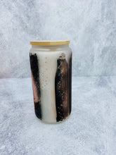 Load image into Gallery viewer, Same Bitch different Day 16 oz Beer Can Glass with Bamboo Lid and Straw
