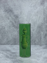 Load image into Gallery viewer, Grinch Christmas  - 20 oz Stainless Steel Skinny Tumbler with lid and straw.
